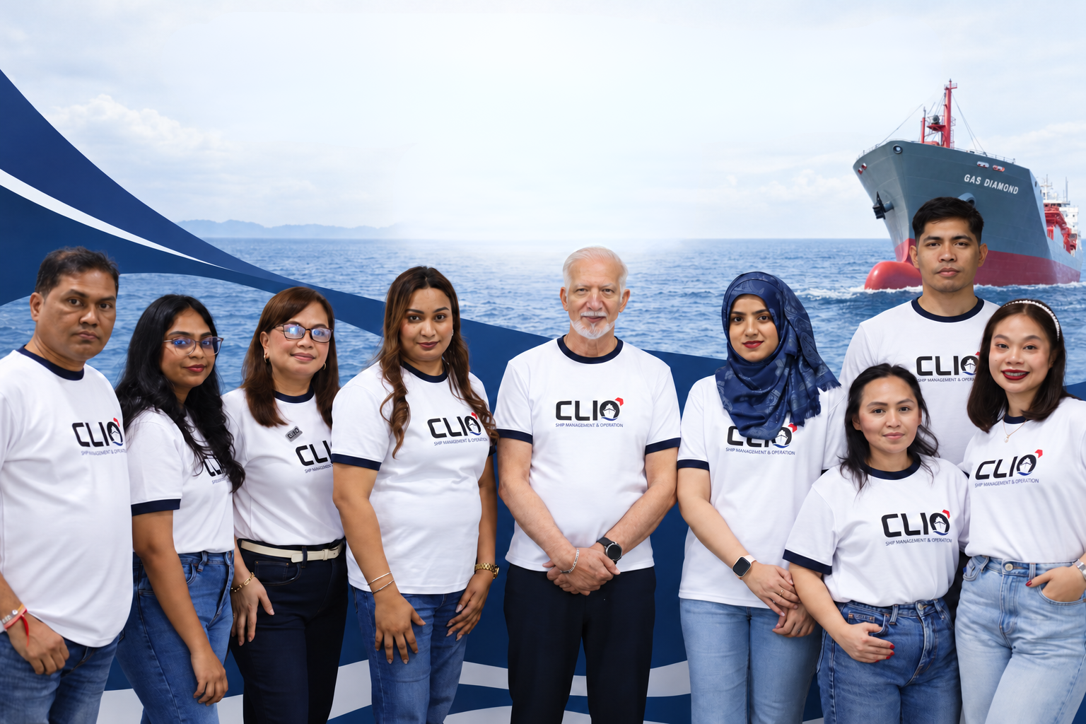 CLIO team celebrating World Maritime Day